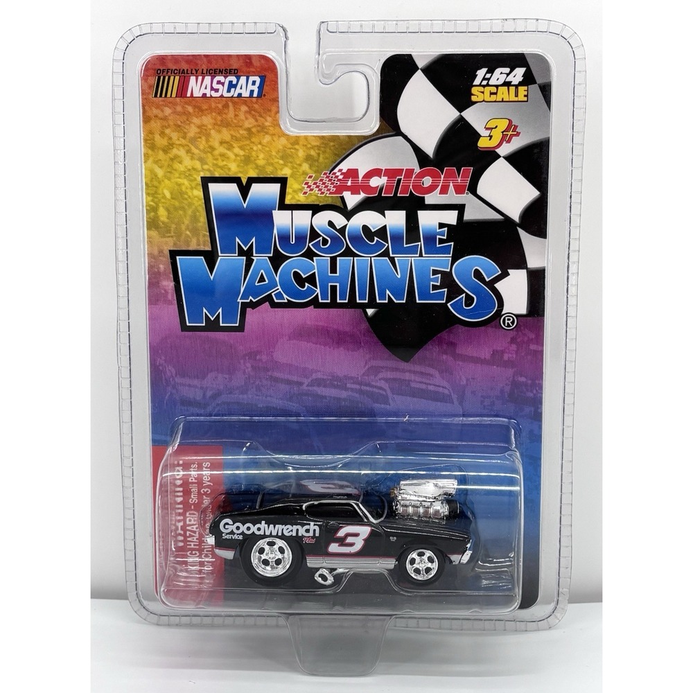 2005 Dale Earnhardt Sr #3ā 1969 Chevy Camaro Z28 Muscle Machines 1:64 NASCAR NEW